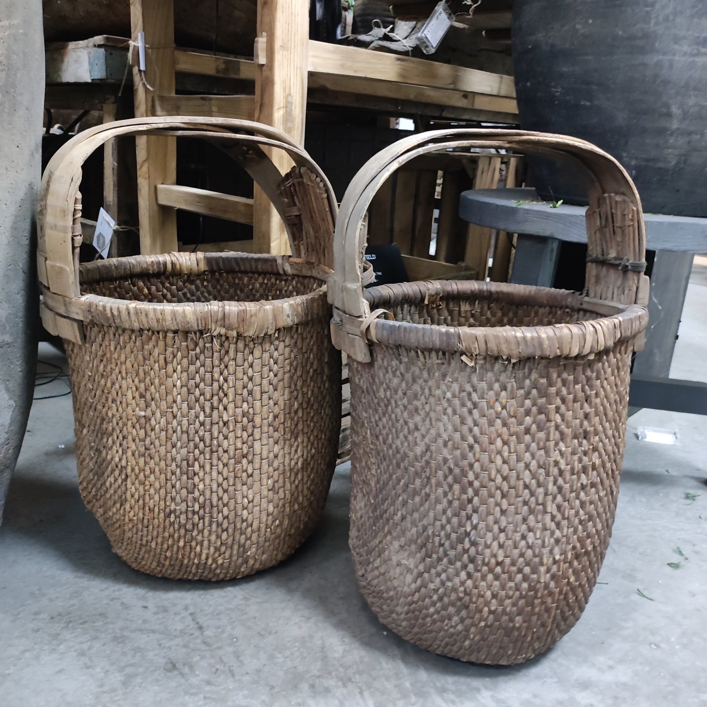 Oude Chinese pluk mand