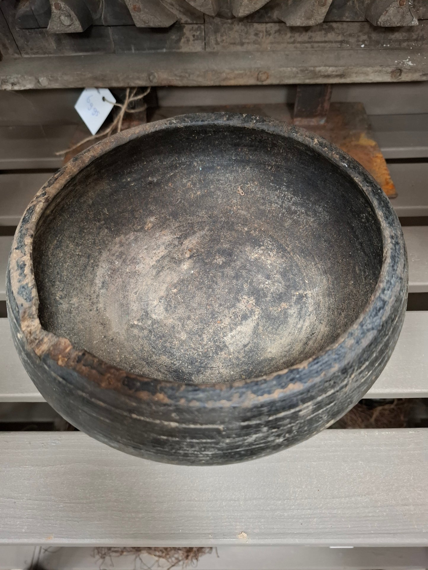 Authentiek houten bowl