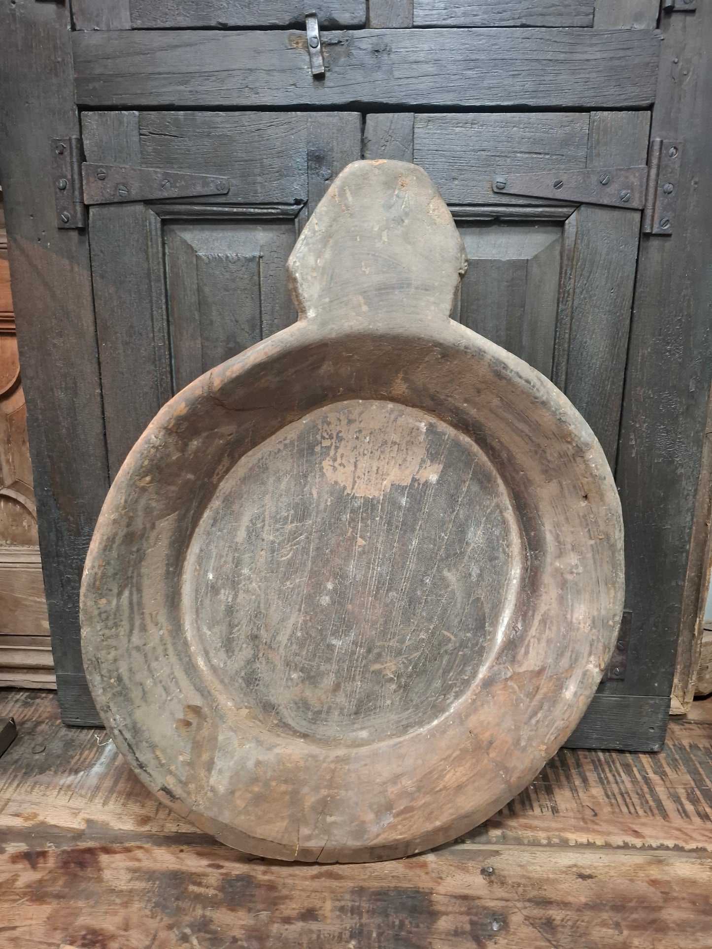 Indiaanse houten schaal