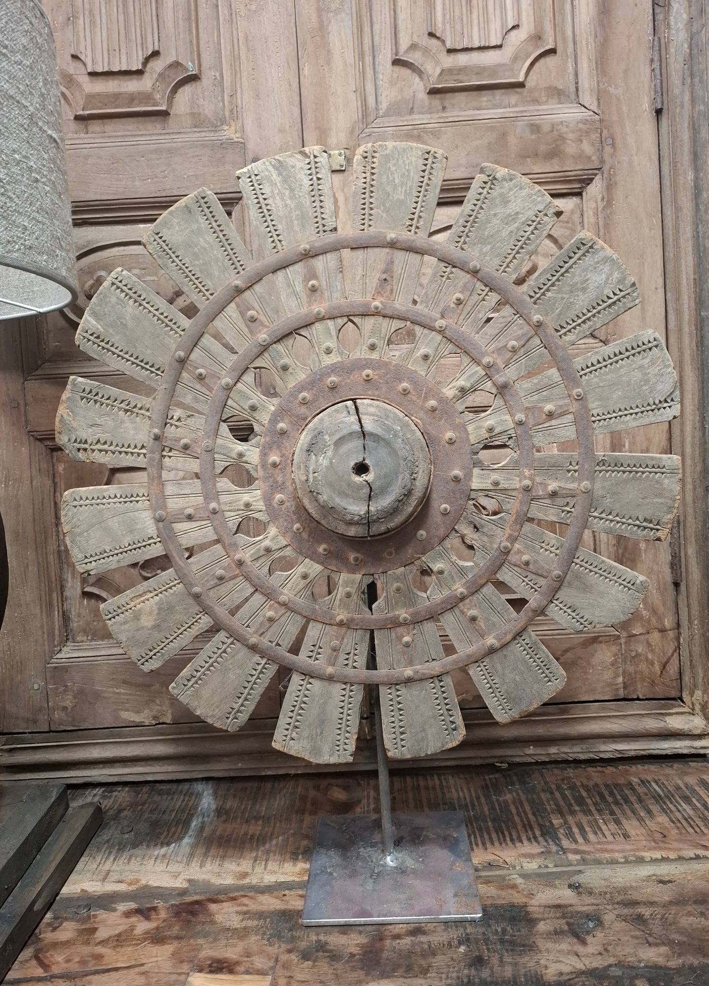 Houten wiel