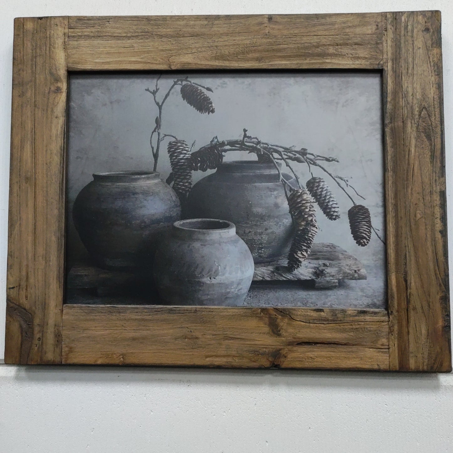 Schilderij sober potten