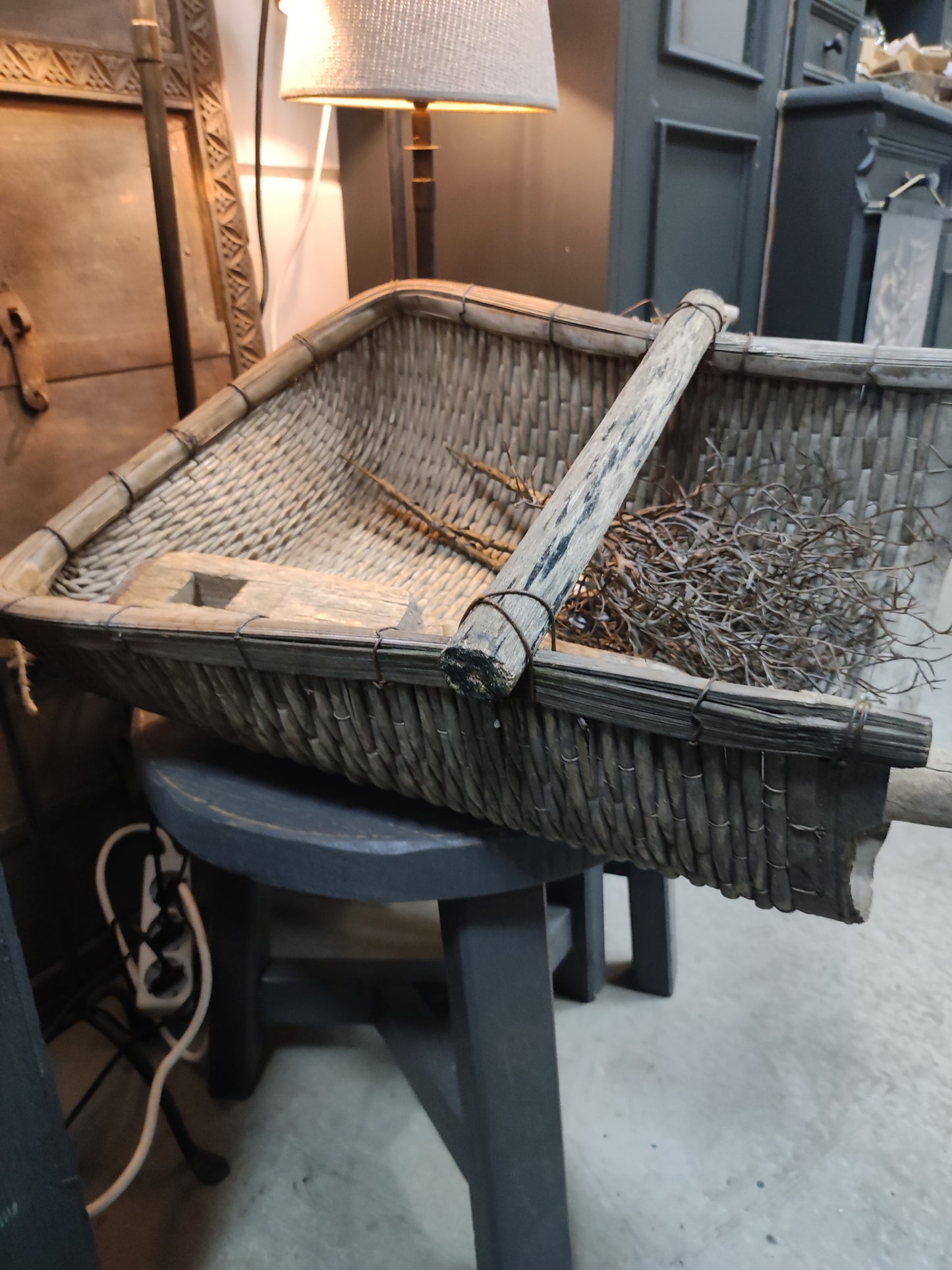 Oude Indiase rijstmand