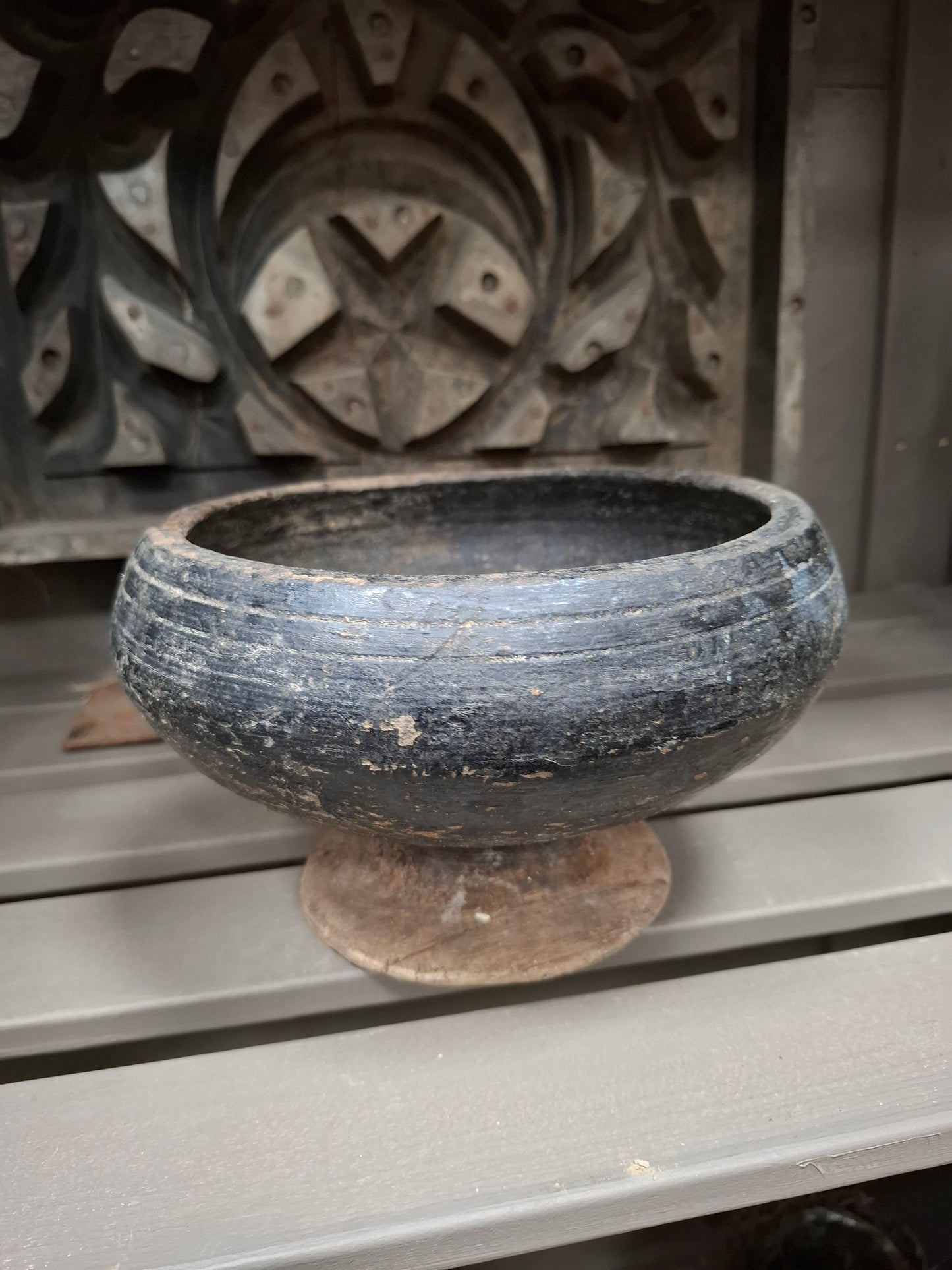 Authentiek houten bowl