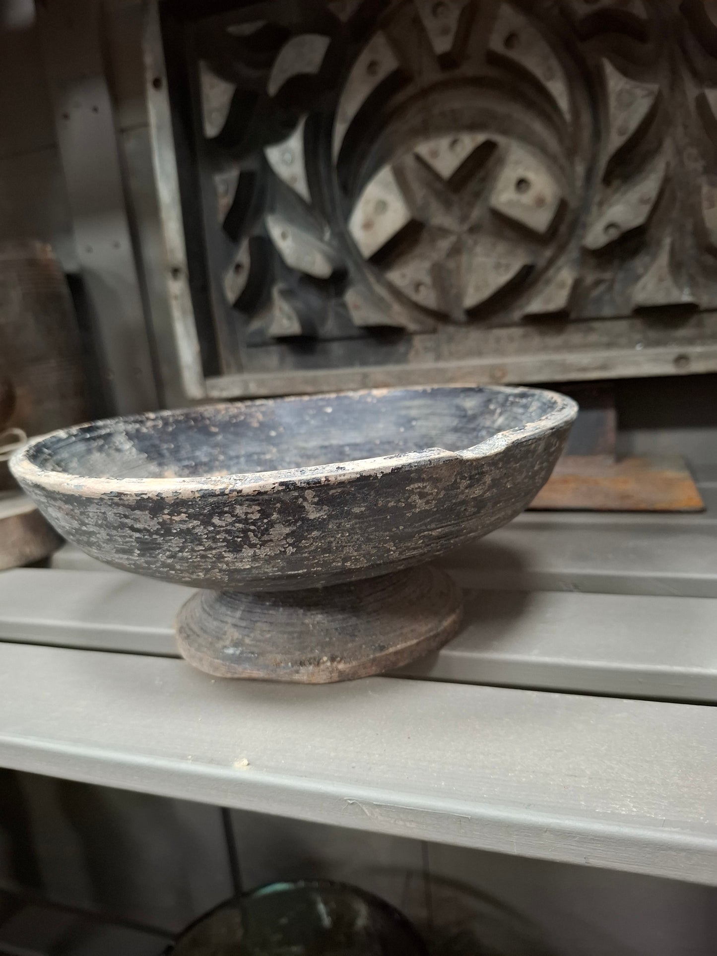 Authentiek houten bowl