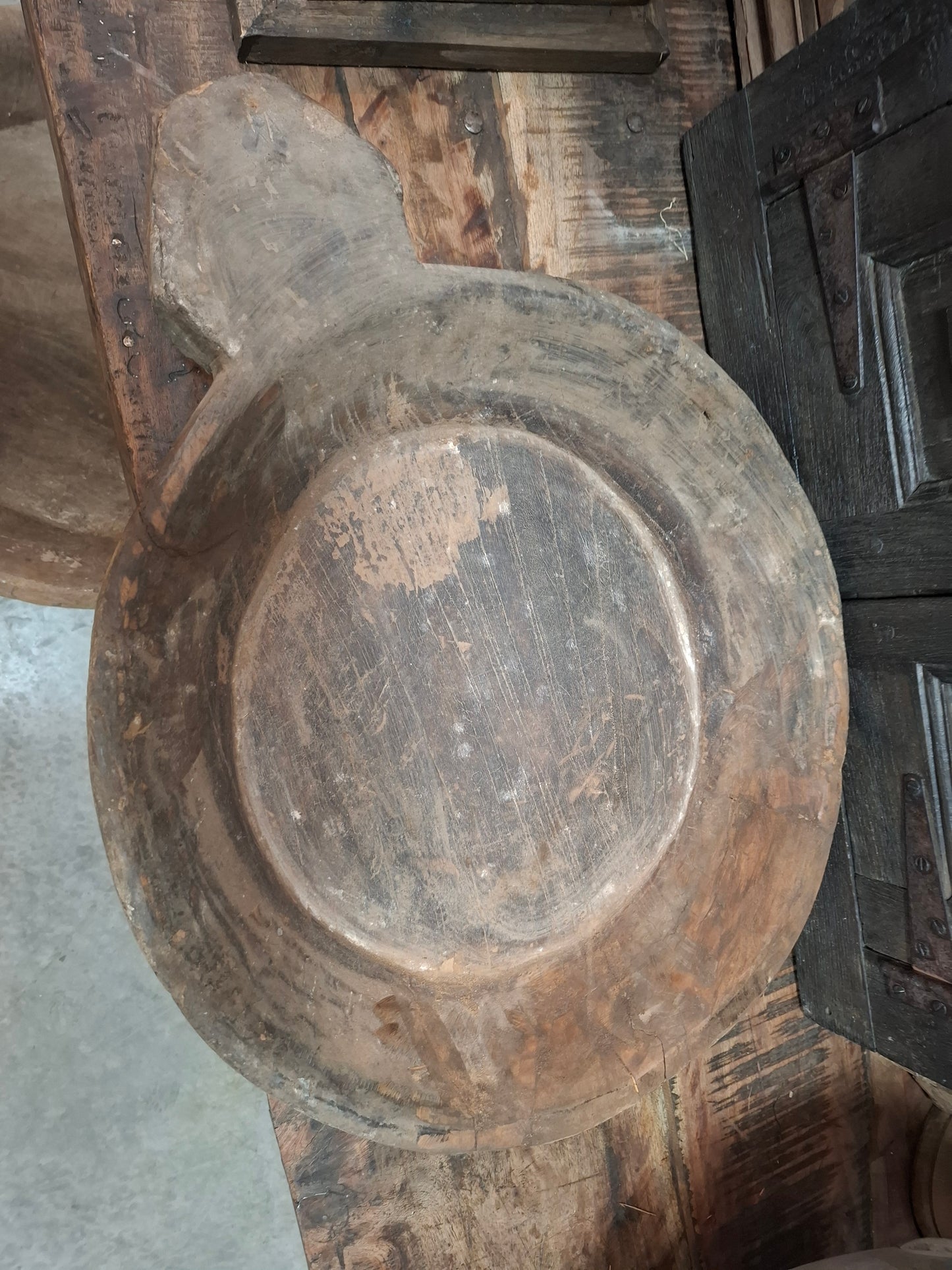 Indiaanse houten schaal