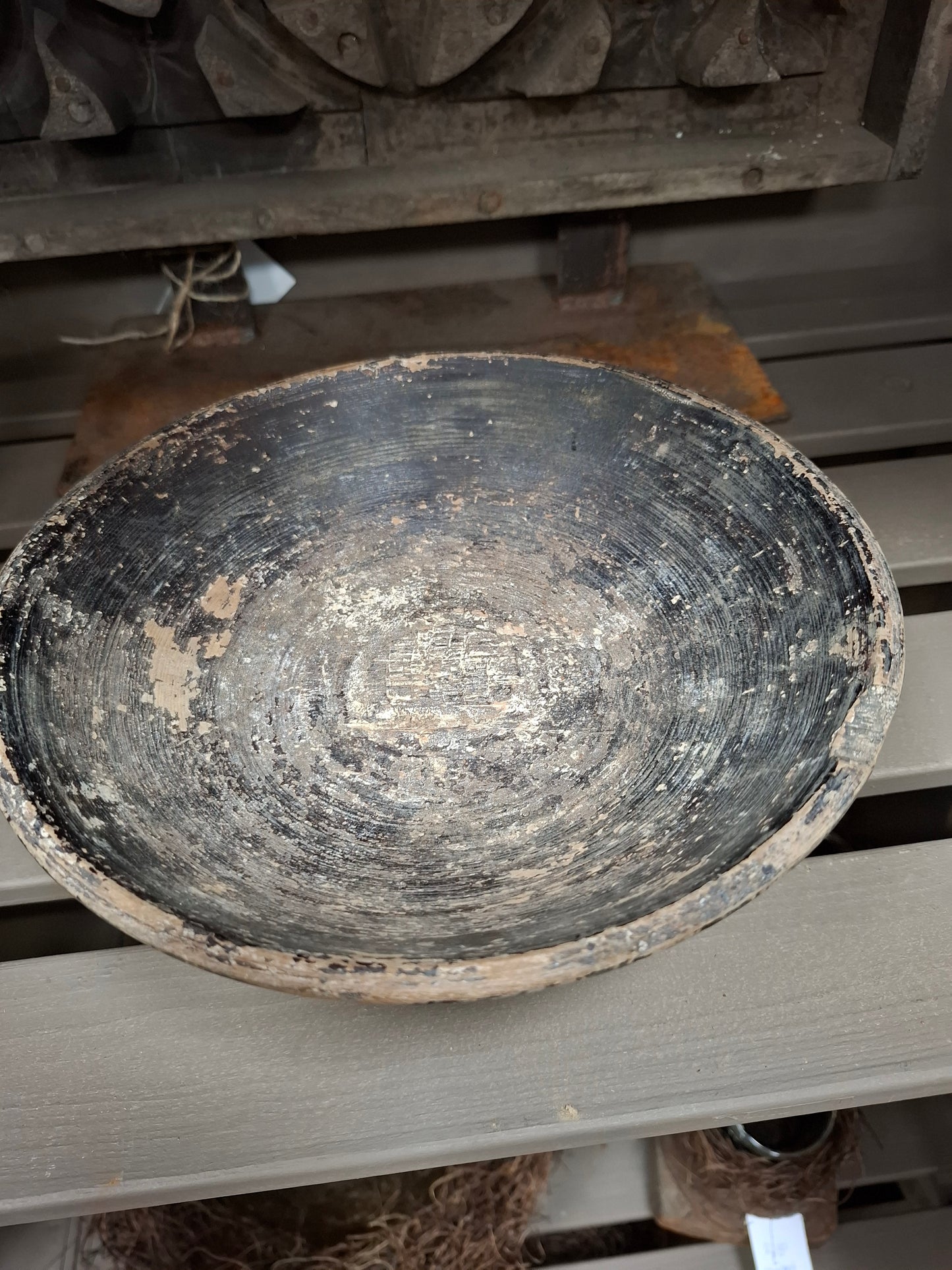 Authentiek houten bowl