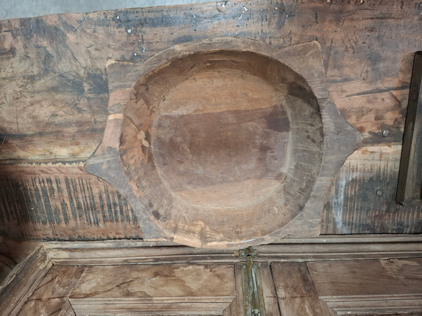 Indiaanse houten schaal