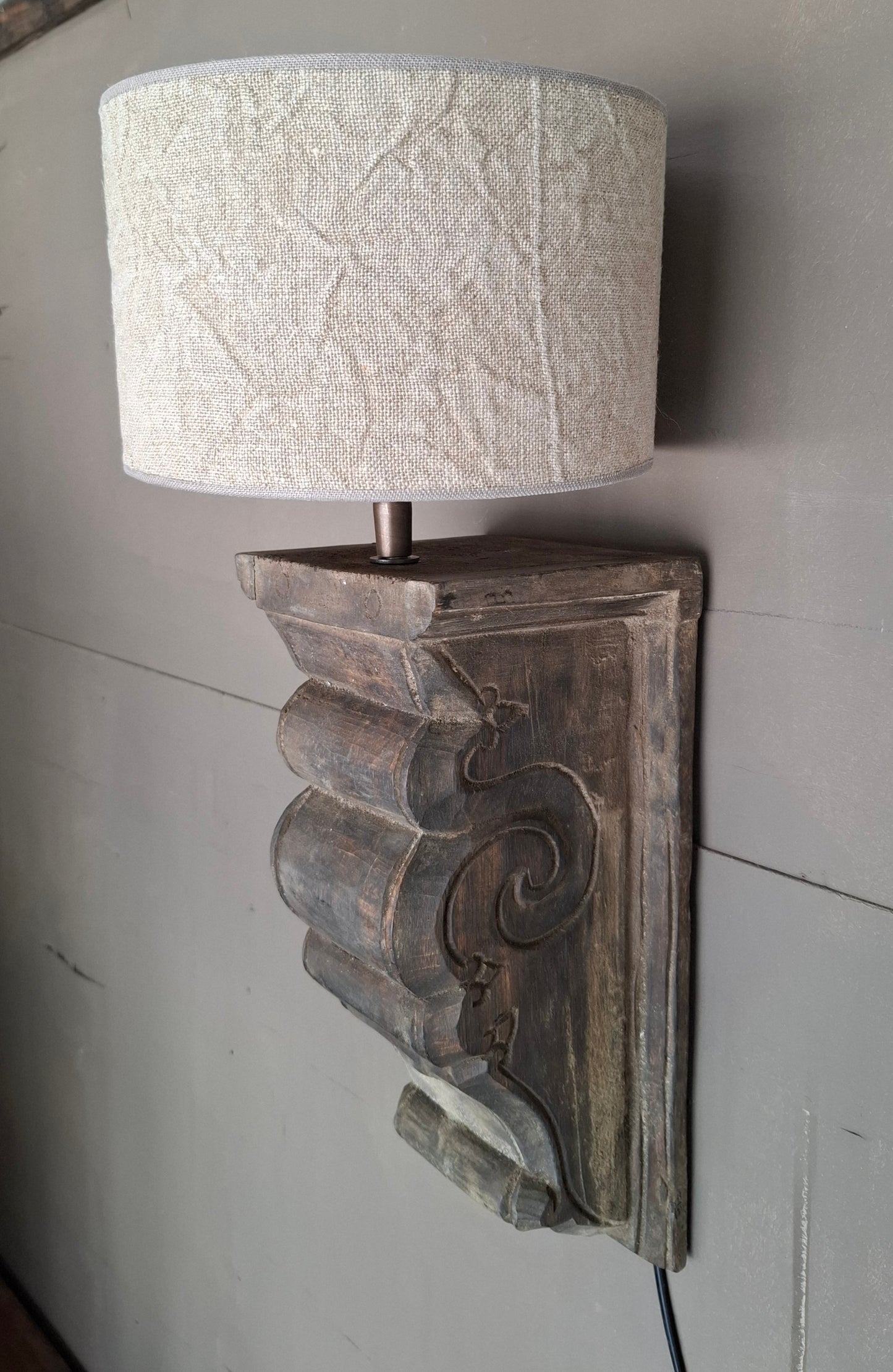 Wand lampje exclusief kap