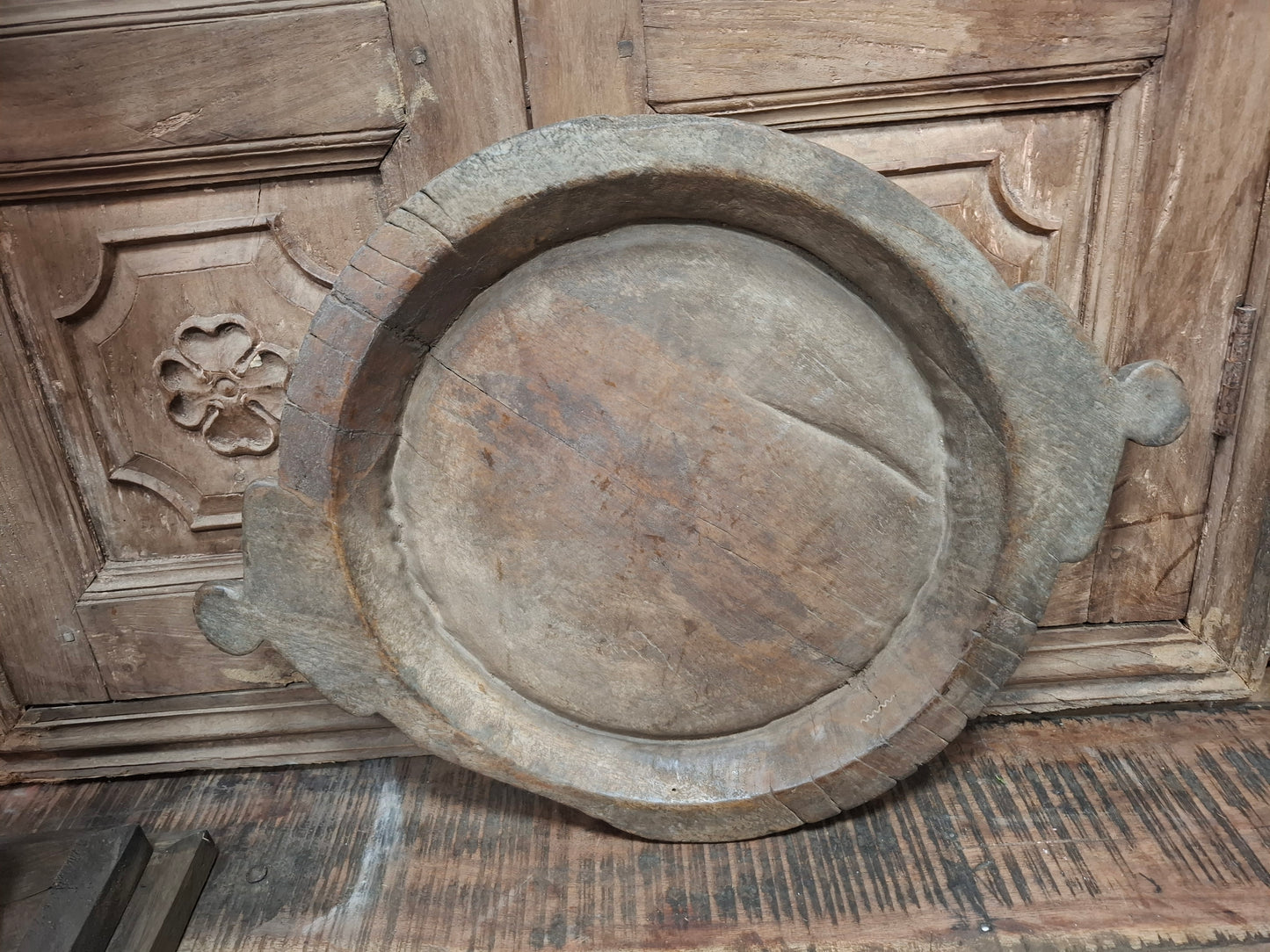 Indiaanse houten schaal