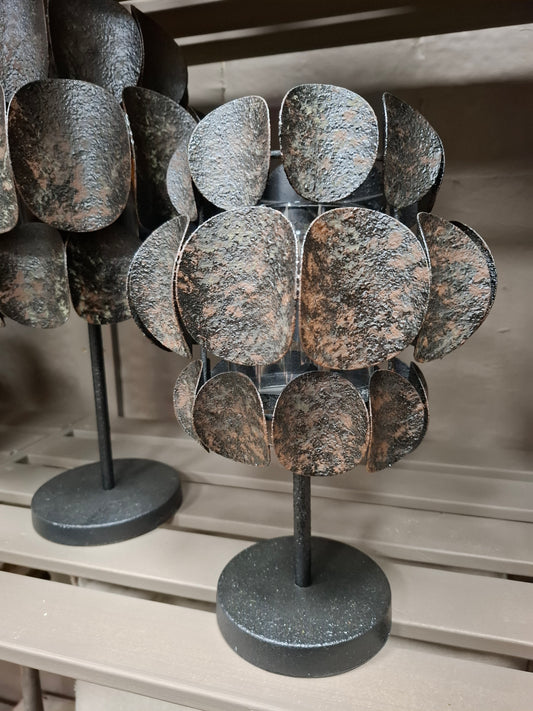 Windlicht metaal schijfjes maat m