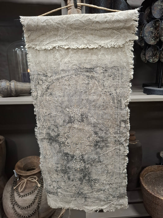 Wanddoek nomad shabby linnen