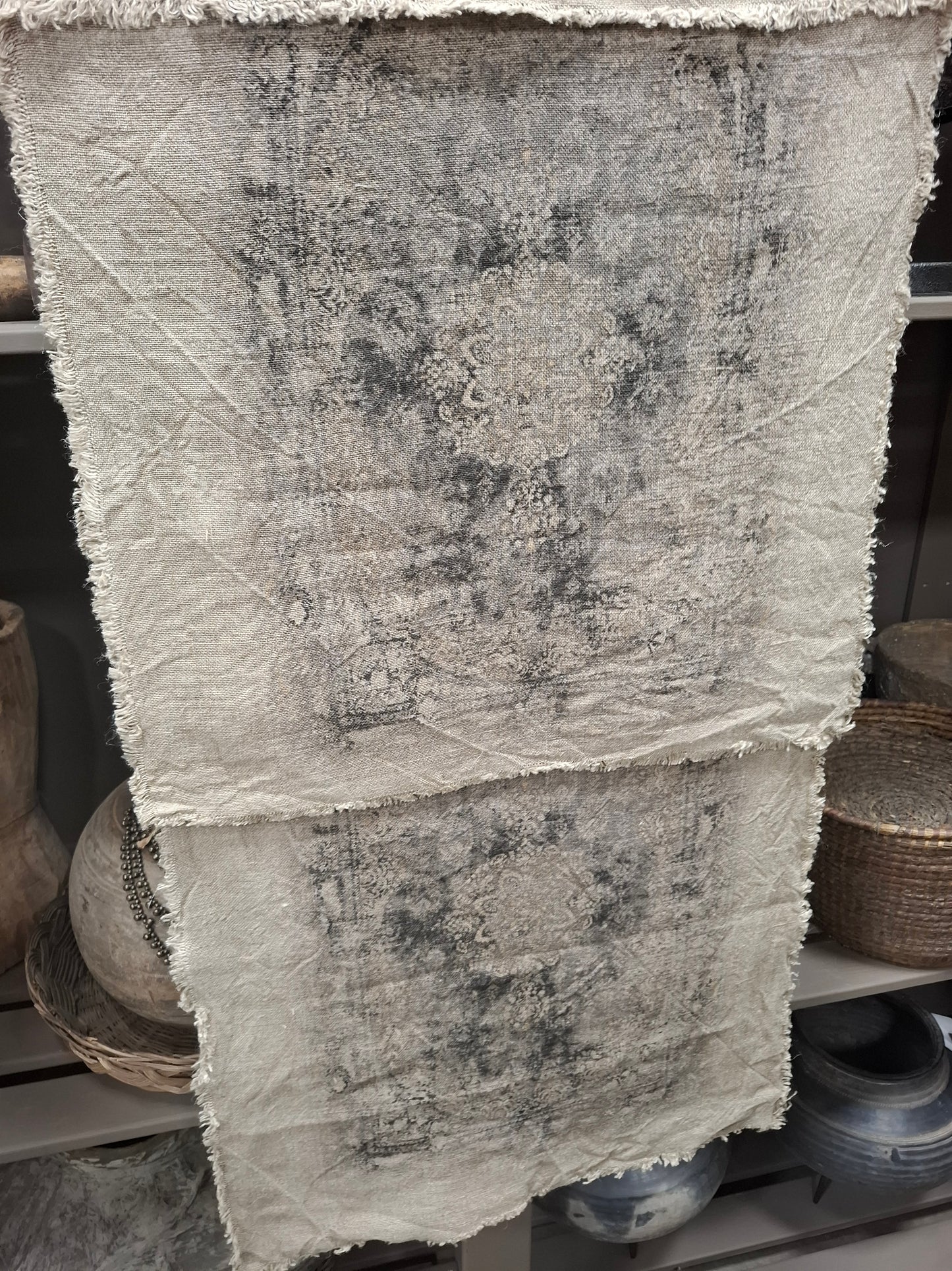 Wanddoek nomad shabby linnen