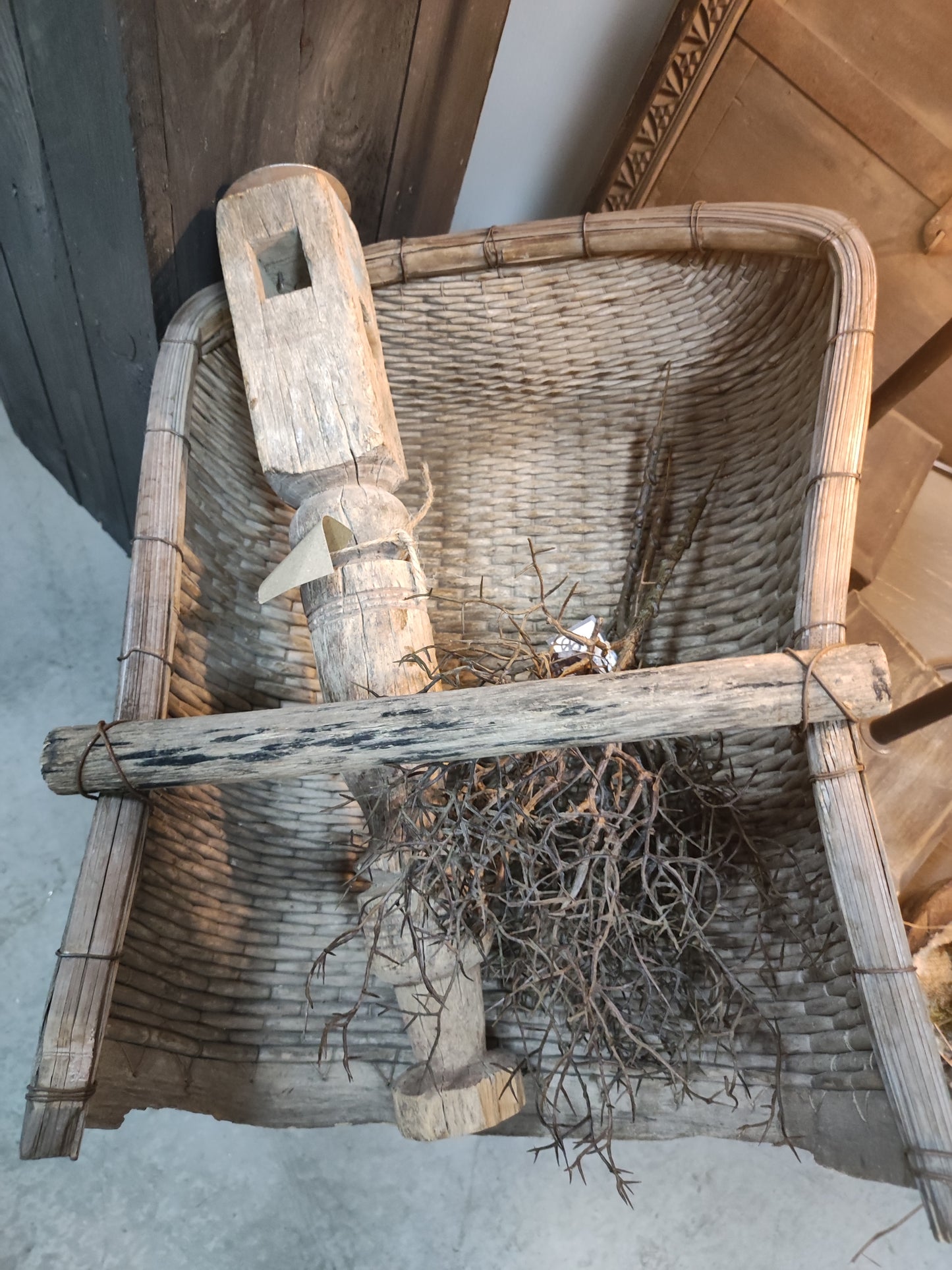 Oude Indiase rijstmand