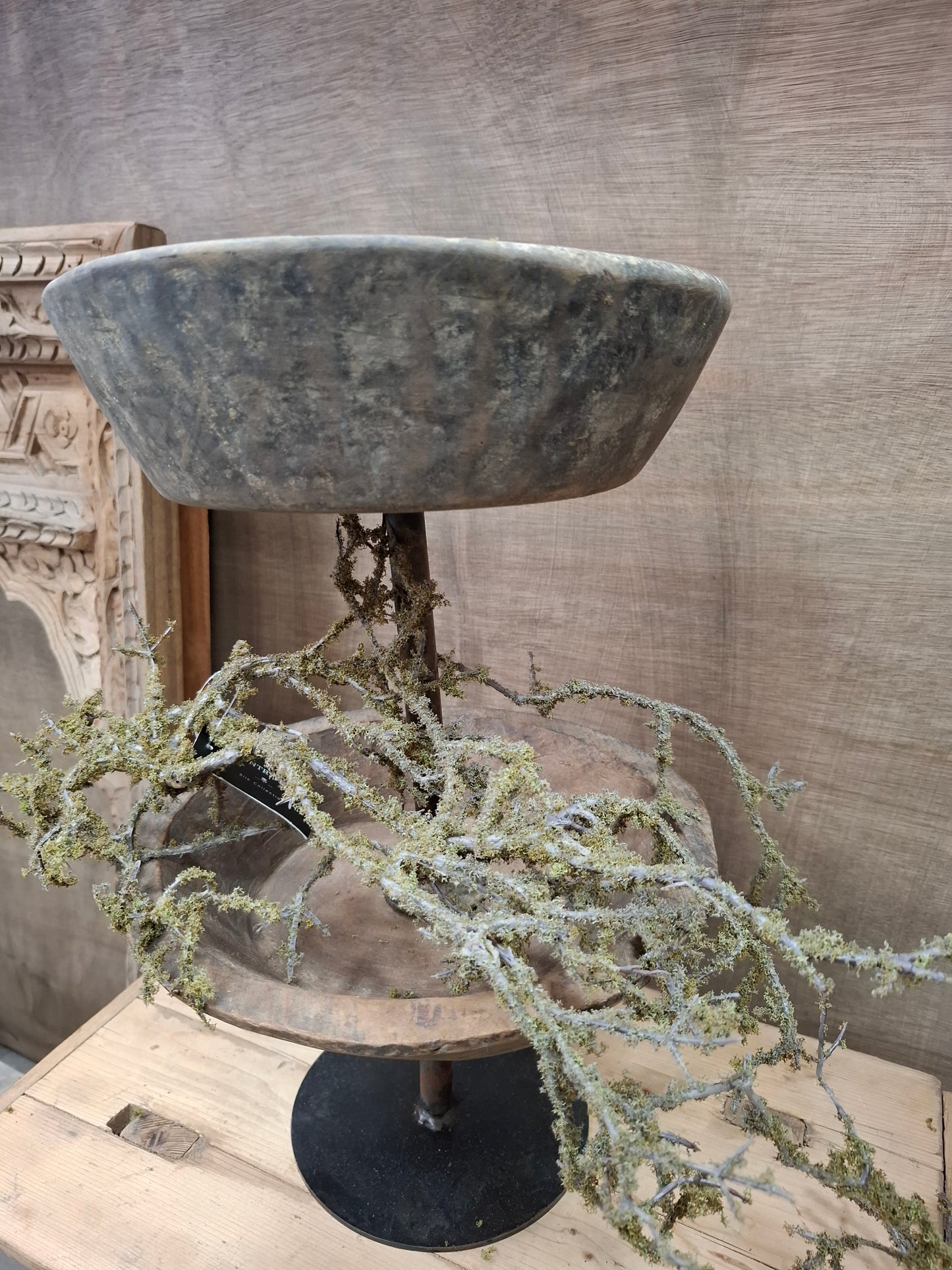 Etagere houten schalen 1