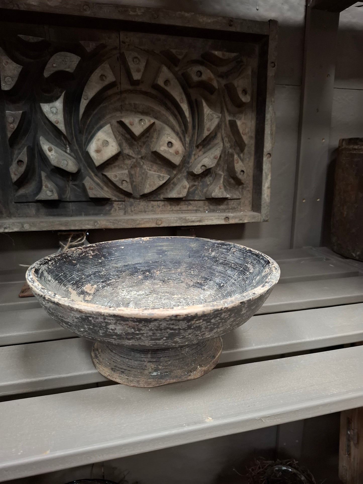 Authentiek houten bowl