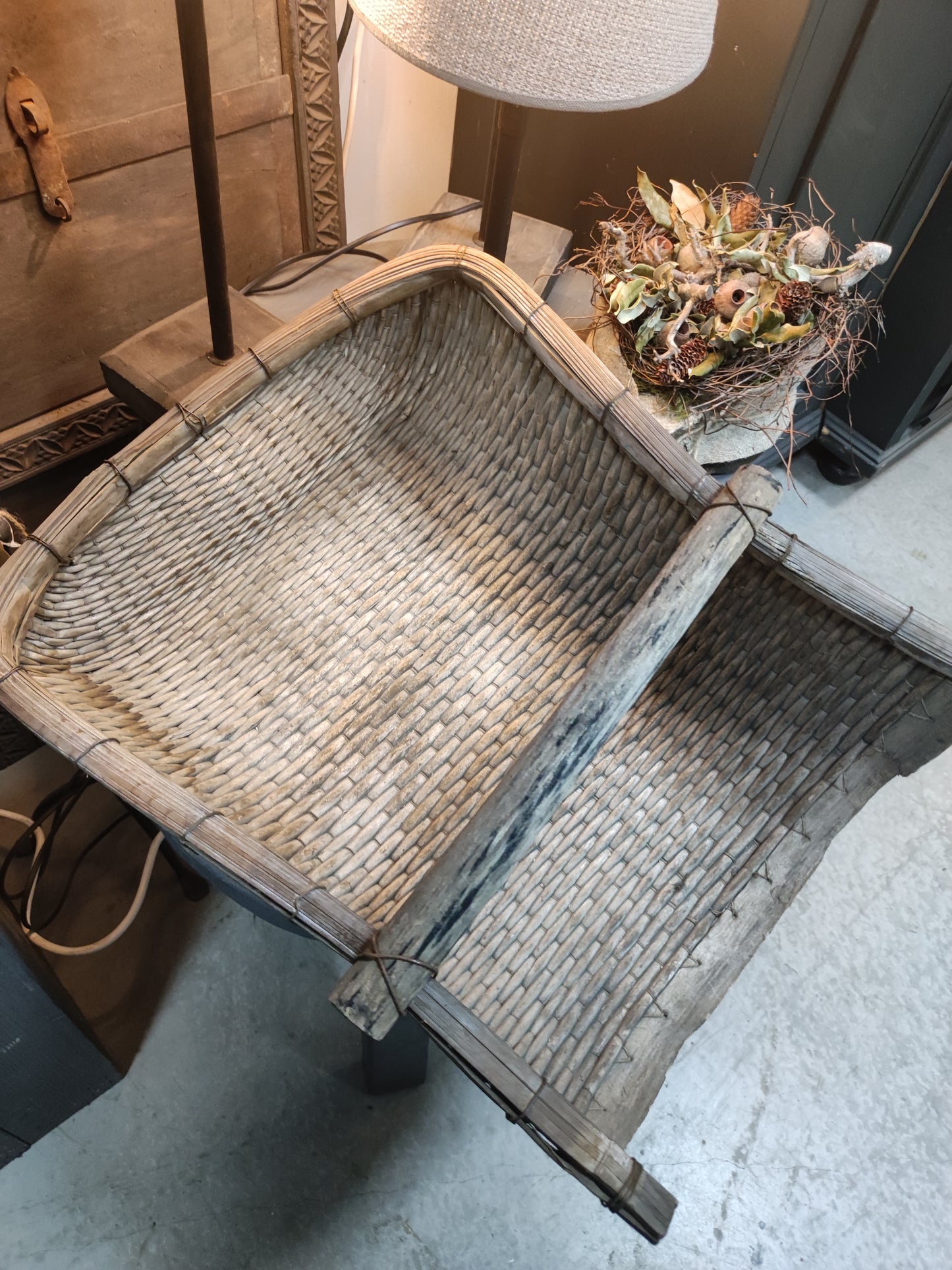 Oude Indiase rijstmand