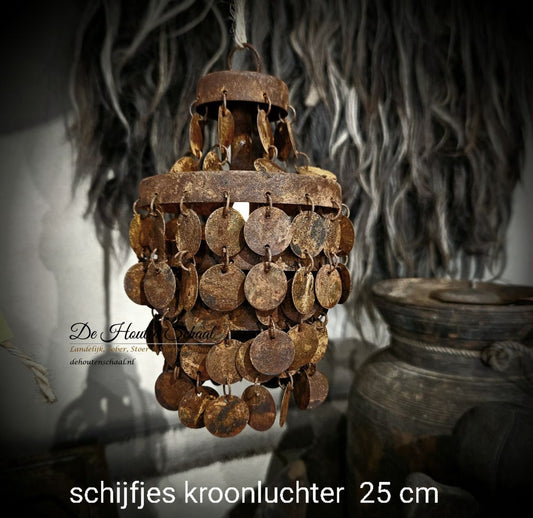 Schijfjes hang kandelaar per twee stuks