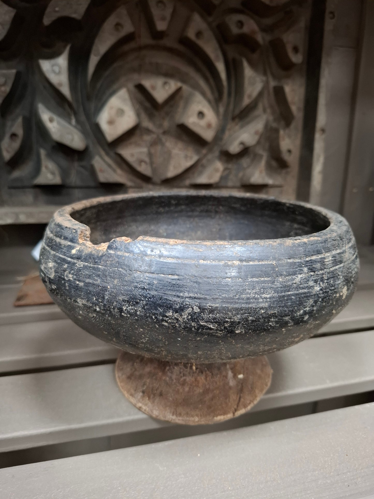 Authentiek houten bowl