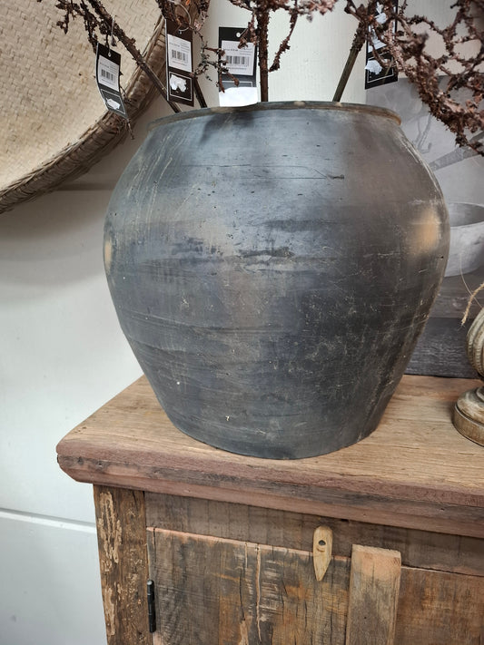 Oude indiaanse pot