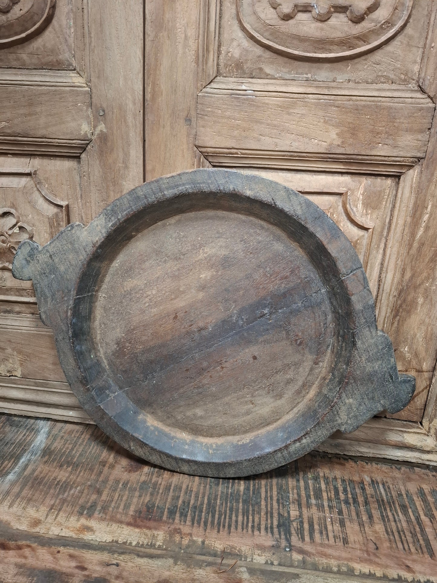 Indiaanse houten schaal