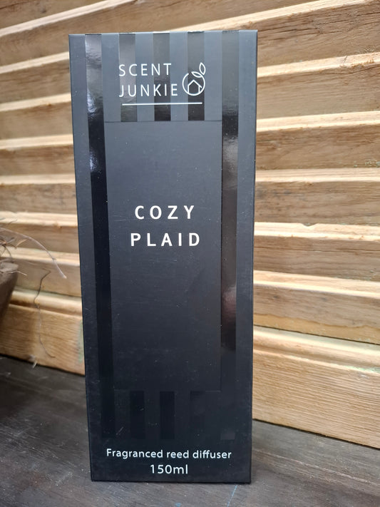 Scent junkie geur stokjes.                  Cozy plaid 150 ml